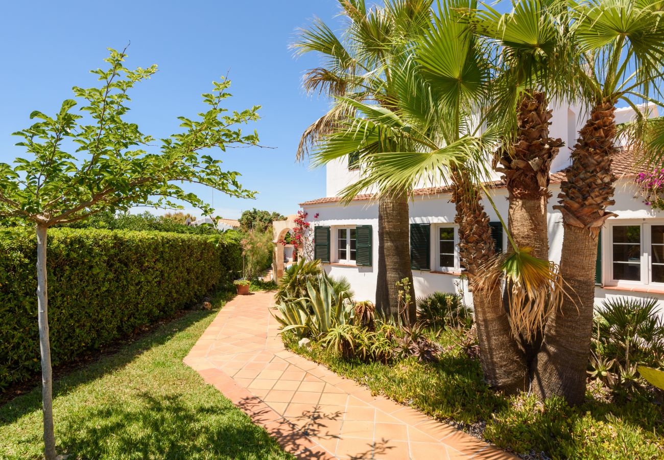 Villa en Cap d´Artruix - Villa privada en Cap d'artrutx con piscina privada,Wifi gratis, AC en habitación principal