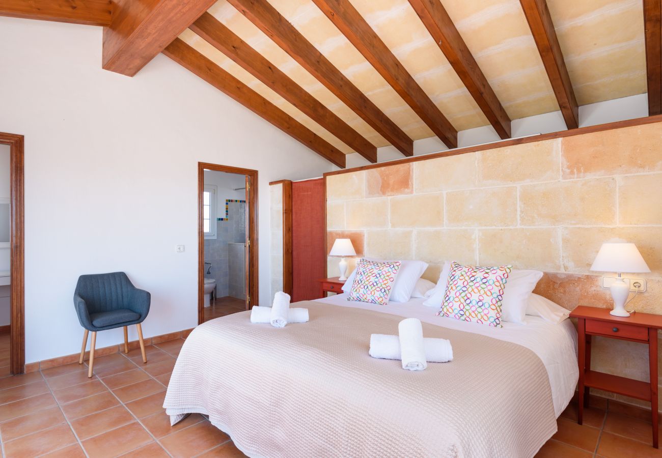 Villa en Cap d´Artruix - Villa privada en Cap d'artrutx con piscina privada,Wifi gratis, AC en habitación principal