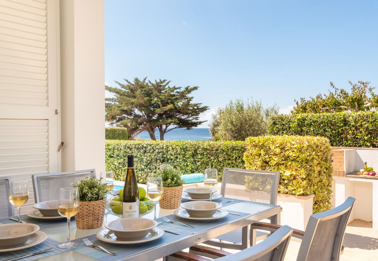 Villa en Binisafuller - Bonita villa en la urbanización de Binisafuller con piscina privada, wifi, tv satelite la terraza de esta villa de Binisafuller, ideal para pasar momentos de tranquilidad en tu viaje