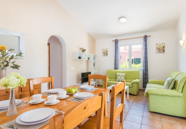 Villa en Cap d´Artruix - VENUS Salón comedor de la Villa Venus de Menorca
