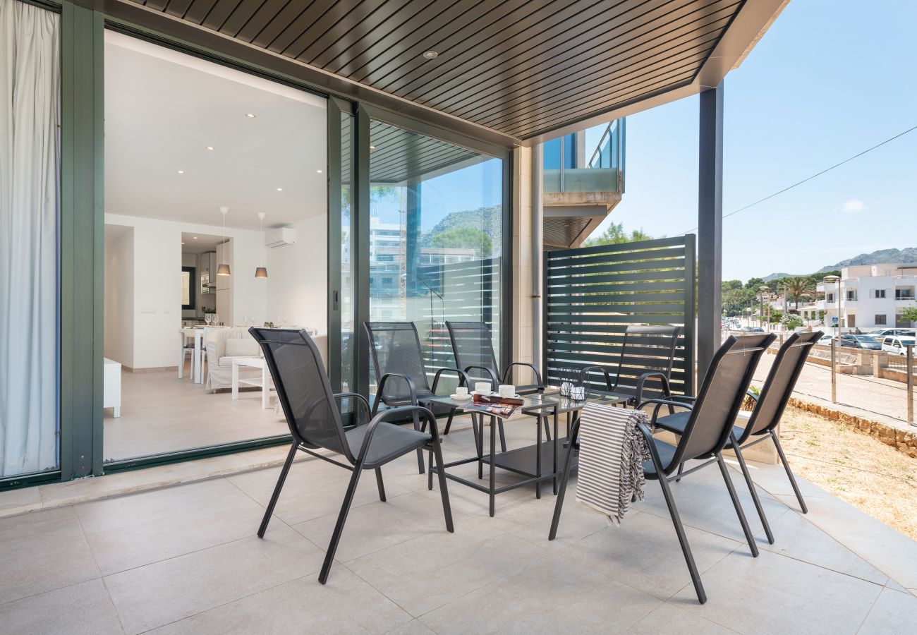 Apartamento en Cala Sant Vicenç - Mirador Blue Garden F Apartamento en Cala Sant Vicenç - Mirador Blue Garden F