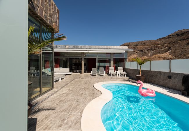 Casa en Mogán - Espectacular casa con piscina privada climatizada en paraíso  Casa en Mogán - Espectacular casa con piscina privada climatizada en paraíso