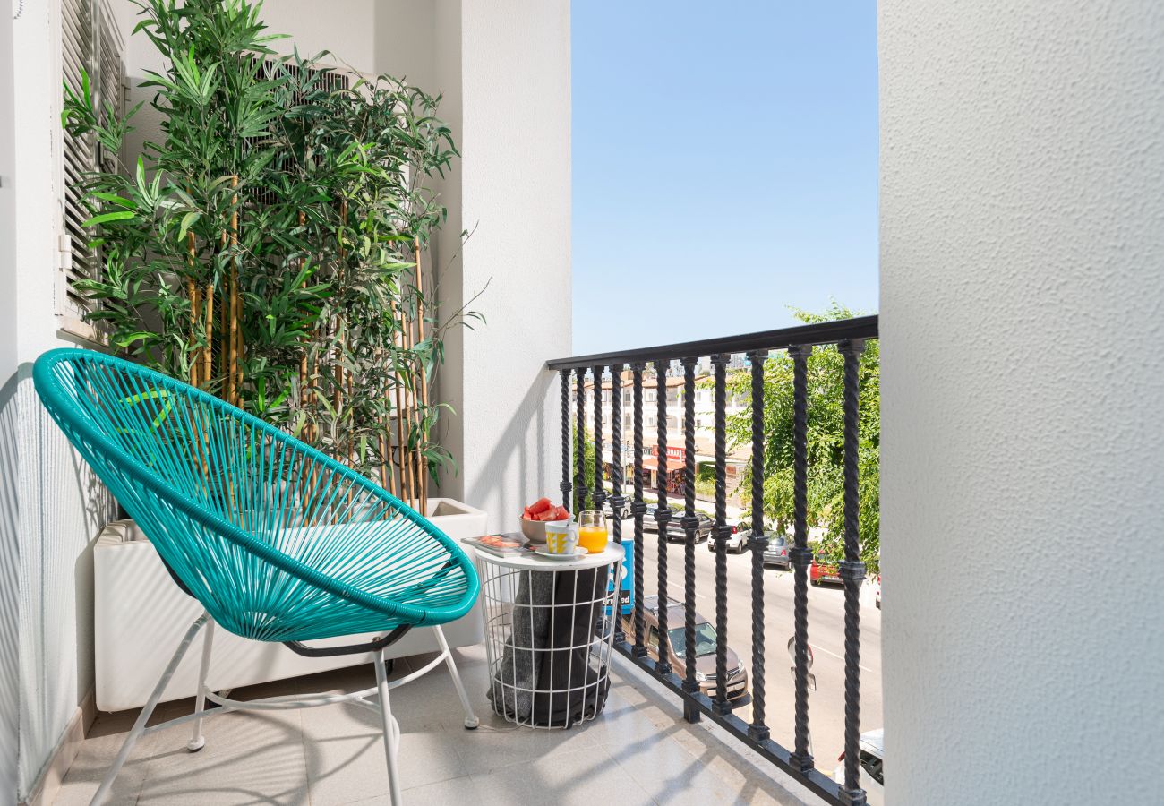 Ferienwohnung in Port d´Alcudia - Blue View, New designer apartment in front of Alcudia Beach, WIFI, AA, Netflix, ... by BeBreeze