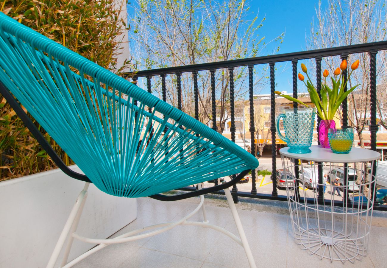 Ferienwohnung in Port d´Alcudia - Blue View, New designer apartment in front of Alcudia Beach, WIFI, AA, Netflix, ... by BeBreeze