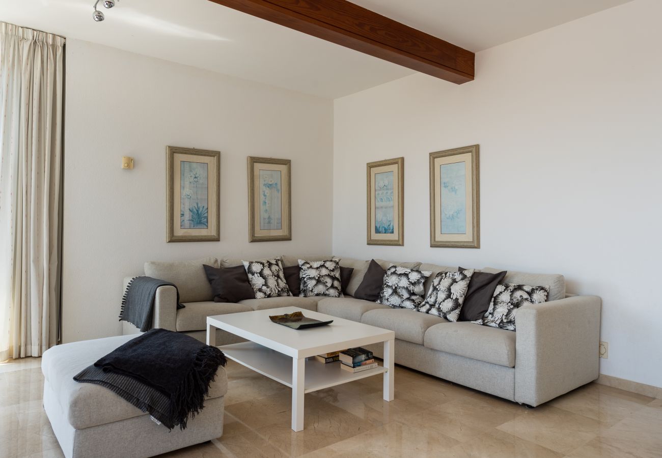 Chalet in Mogán - Private heated pool in quiet surroundings and sea views at the golf course