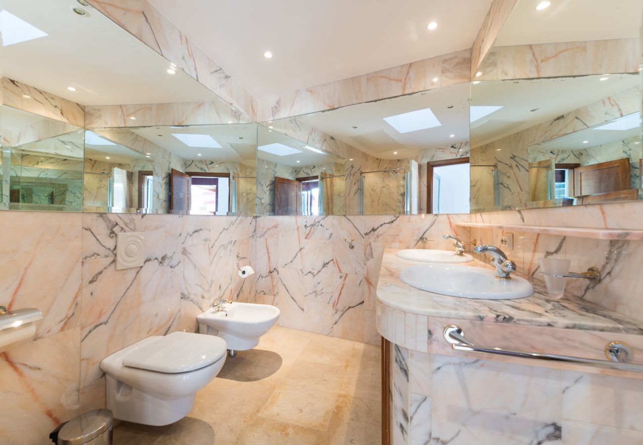 Chalet in Mogán - Private heated pool in quiet surroundings and sea views at the golf course