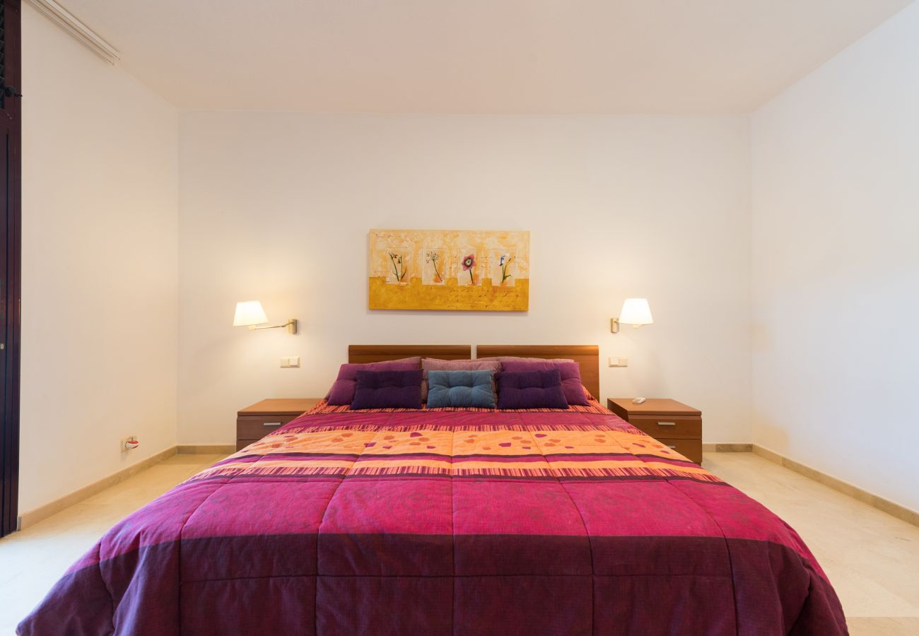 Chalet in Mogán - Private heated pool in quiet surroundings and sea views at the golf course