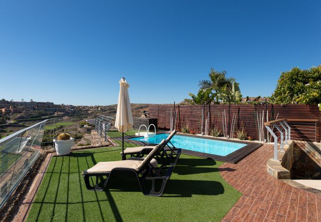 Villa in San Bartolomé de Tirajana - Spectacular villa with private pool, sea views, barbecue and relaxing environment Villa in San Bartolomé de Tirajana - Spectacular villa with private pool, sea views, barbecue and relaxing environment