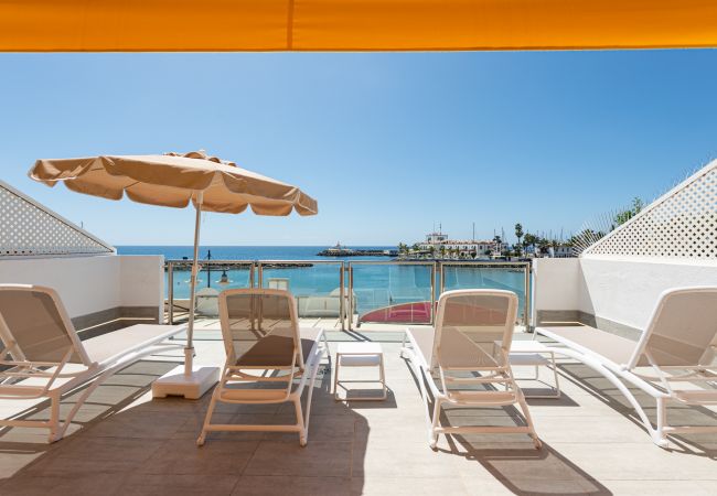 Дом на Mogán - Blue Sea I - 1º linea playa con terraza privada Дом на Mogán - Blue Sea I - 1º linea playa con terraza privada