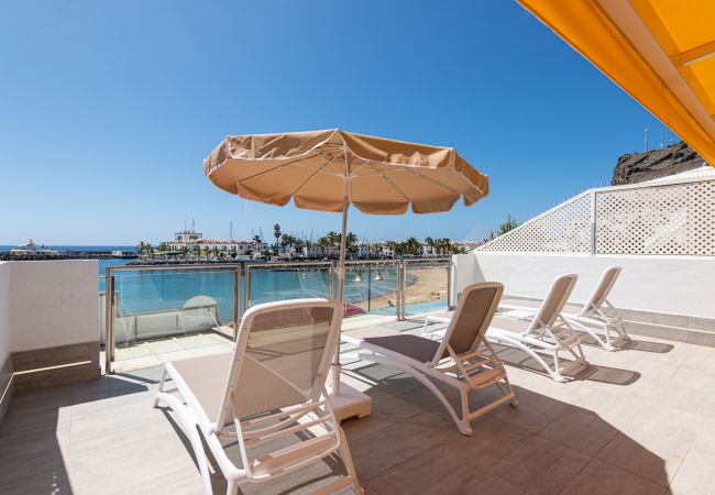 Дом на Mogán - Blue Sea I - 1º linea playa con terraza privada Дом на Mogán - Blue Sea I - 1º linea playa con terraza privada