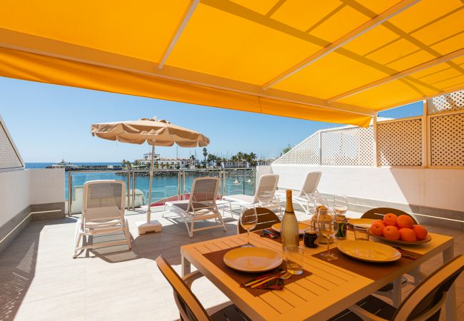 Дом на Mogán - Blue Sea I - 1º linea playa con terraza privada Дом на Mogán - Blue Sea I - 1º linea playa con terraza privada