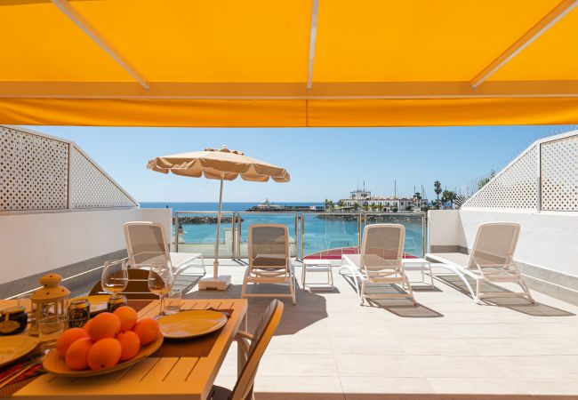 Дом на Mogán - Blue Sea I - 1º linea playa con terraza privada Дом на Mogán - Blue Sea I - 1º linea playa con terraza privada