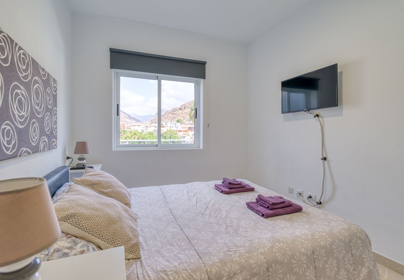 Апартаменты на Mogán - A 20 metros de la playa, parking privado y AC